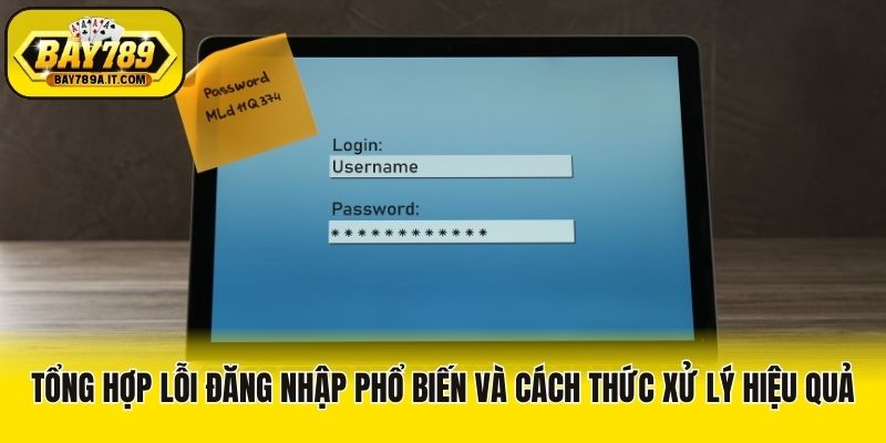 Tổng hợp lỗi đăng nhập phổ biến và cách thức xử lý hiệu quả
